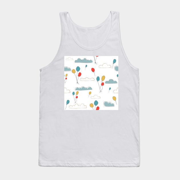 Air Balloons Tank Top by Creative Meadows